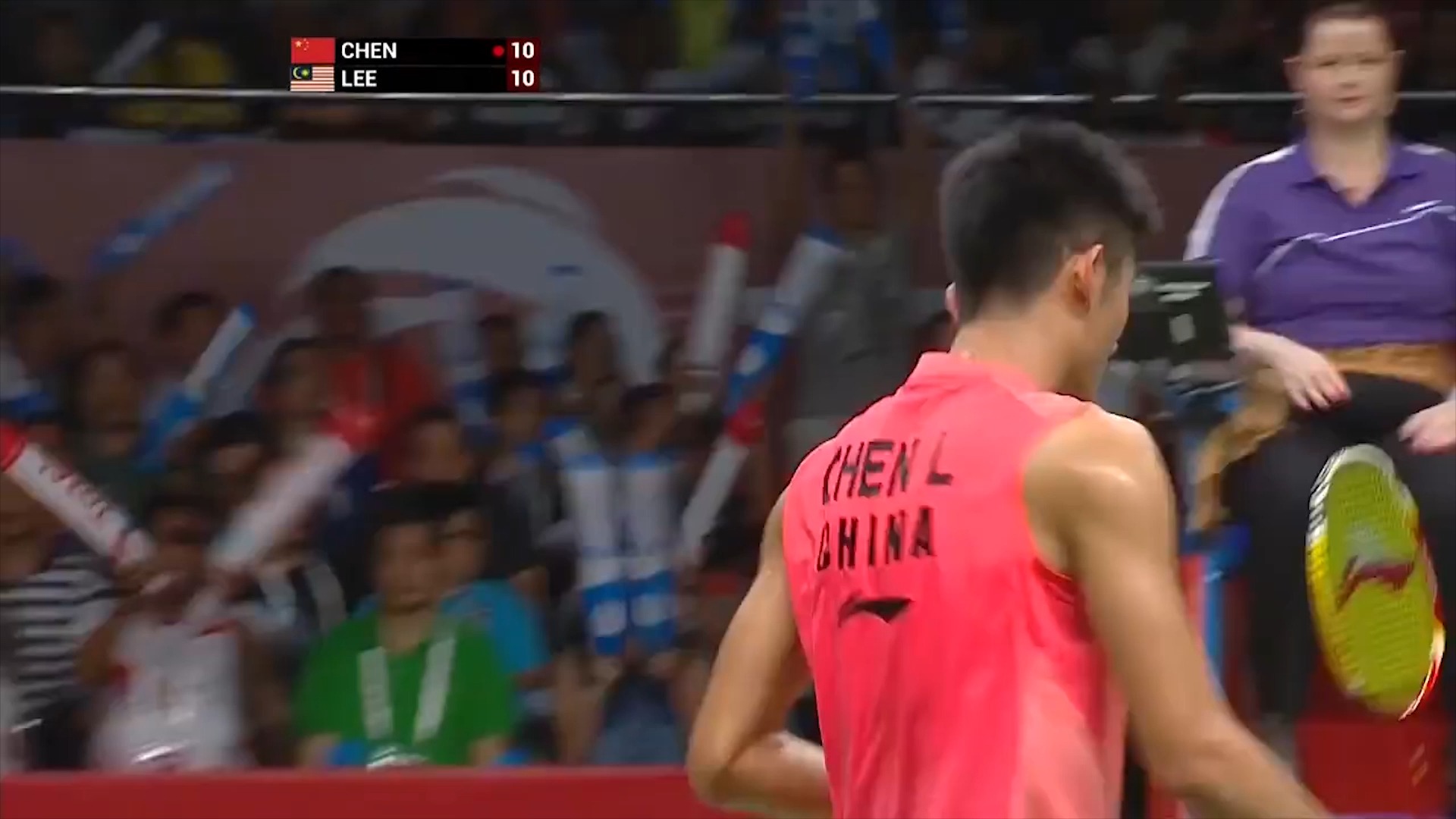 泰国羽毛球队碾压马来西亚羽毛球队，谌龙高光表现